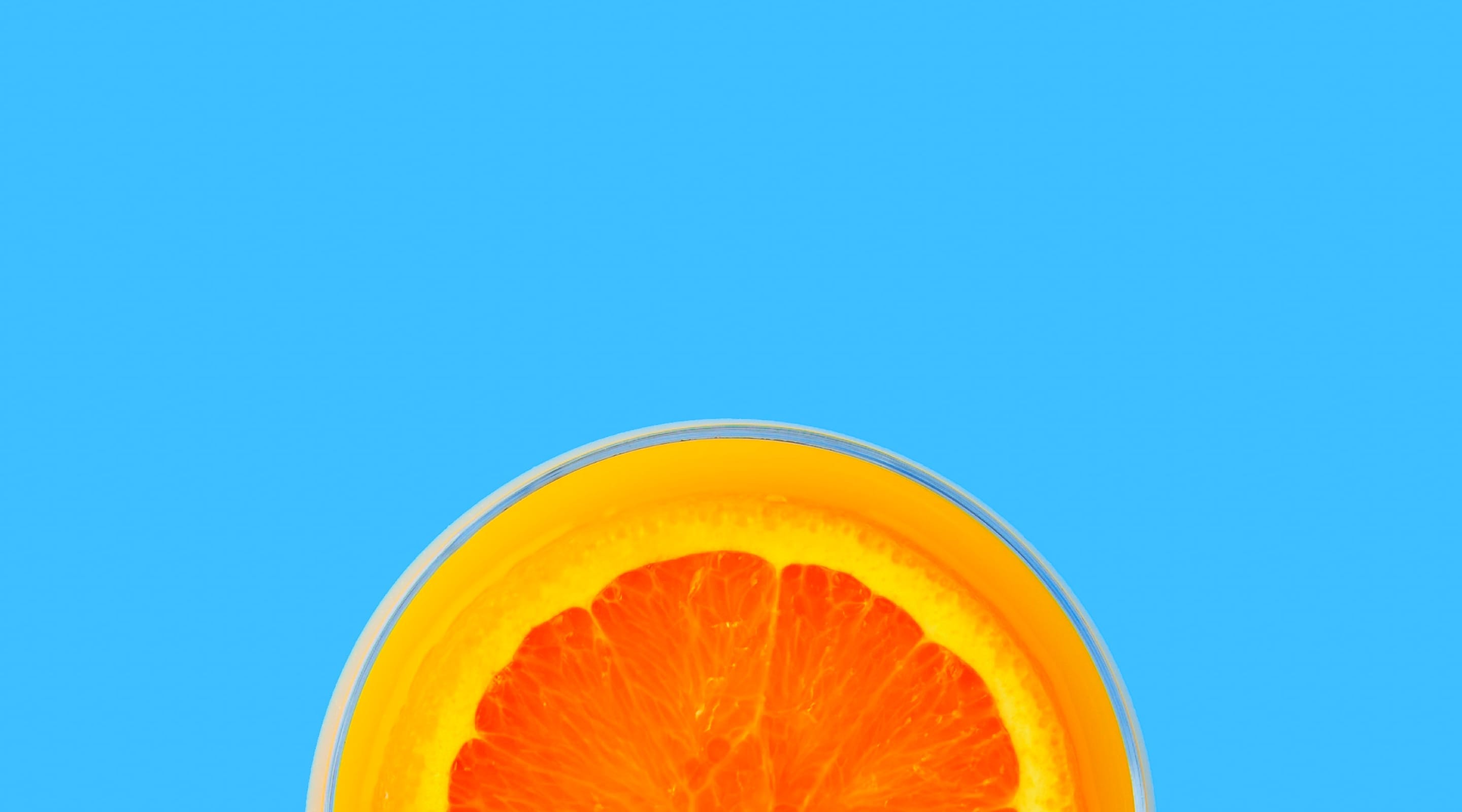 half of a orange
